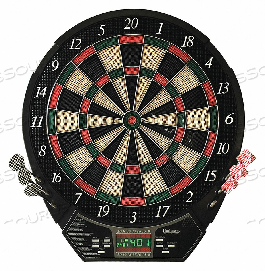 DARTBOARD BLACK ELECTRONIC BOARD STYLE by Hathaway