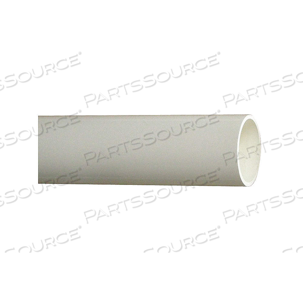 PVC PIPE, PVC, 6 IN NOMINAL PIPE SIZE, 10 FT OVERALL LG, UNTHREADED, SCHEDULE 40 by GF Piping Systems