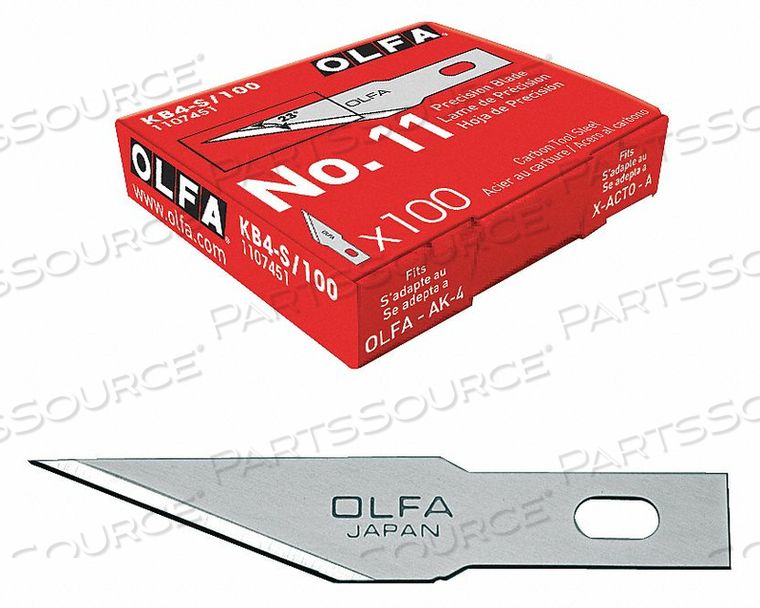 PRECISION ART BLADE FOR AK-4 PK100 by Olfa PRECISION ART BLADE FOR AK-4 PK100 by Olfa