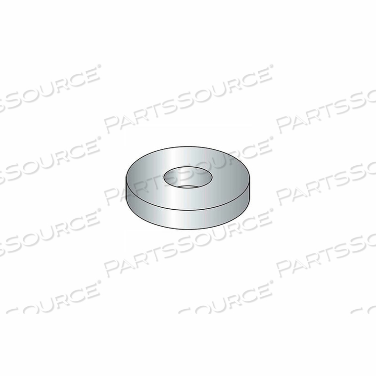 2-1/2" FLAT WASHER - USS - 2-5/8" I.D. - .210/.28" THICK - STEEL - PLAIN - GRADE 2 - PKG OF 10 