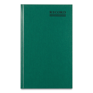 EMERALD SERIES ACCOUNT BOOK, GREEN COVER, 12.25 X 7.25 SHEETS, 500 SHEETS/BOOK by National