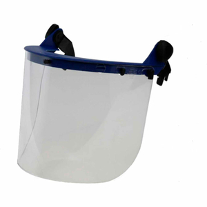 CAP BRACKET & 8" HIGH TEMP FACE SHIELD, CB2- HD + IM9- P6F by Paulson Manufacturing Corp