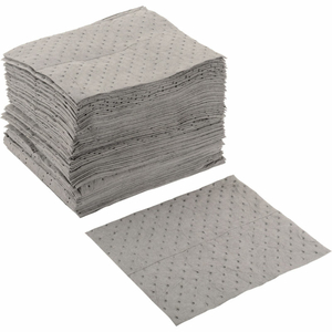 UNIVERSAL PAD, MEDIUM WEIGHT, 15" X 18", GRAY, 100/PACK by Evolution Sorbent Product