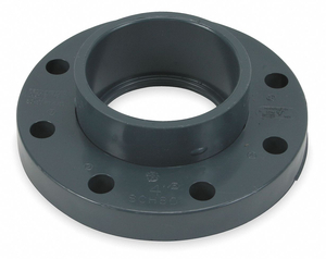 VAN STONE FLANGE, 4 IN FITTING PIPE SIZE, SCHEDULE 80, SOCKET, 150 PSI, GRAY by GF Piping Systems VAN STONE FLANGE, 4 IN FITTING PIPE SIZE, SCHEDULE 80, SOCKET, 150 PSI, GRAY by GF Piping Systems