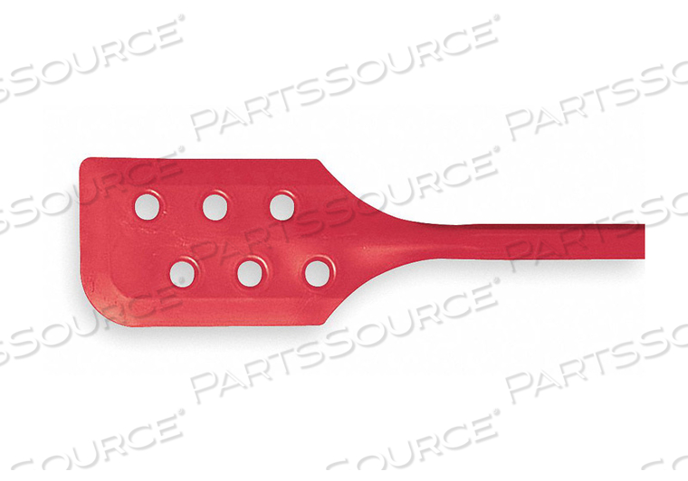 F9104 MIXING PADDLE W/HOLES RED 6 X 13 IN by Remco F9104 MIXING PADDLE W/HOLES RED 6 X 13 IN by Remco