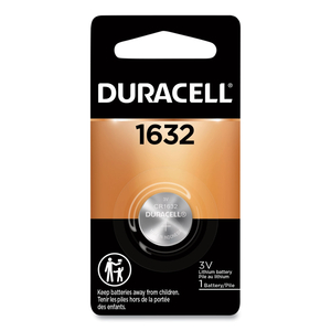 3V 137MAH CR1632 16 DIA X 3.2MM H LITHIUM COIN CELL BATTERY by Duracell