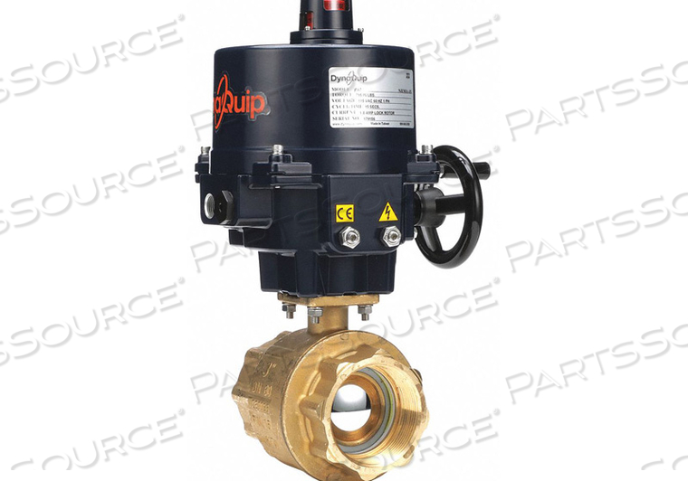 ELECTRONIC BALL VALVE BRASS 3 IN. by Dynaquip Controls