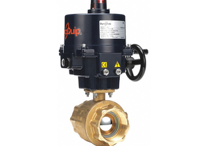 ELECTRONIC BALL VALVE BRASS 3 IN. by Dynaquip Controls