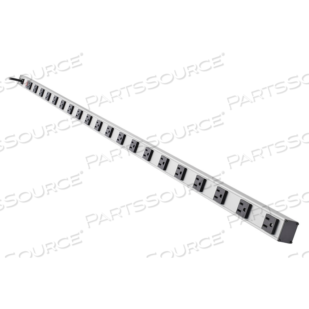 POWER STRIP 20-OUTLET VERTICAL 5-15R 15FT CORD METAL 60IN 0URM by Tripp Lite POWER STRIP 20-OUTLET VERTICAL 5-15R 15FT CORD METAL 60IN 0URM by Tripp Lite