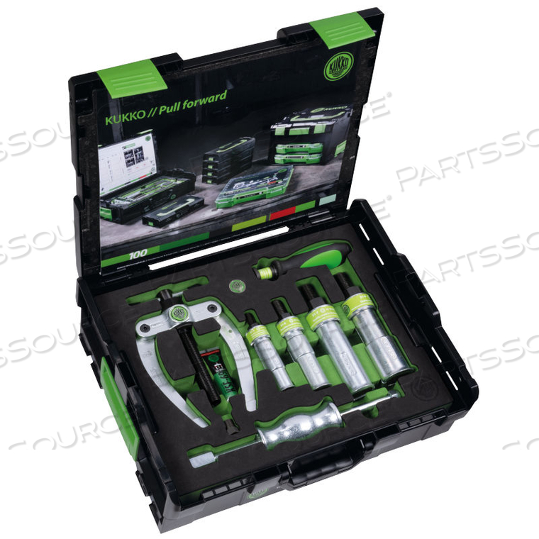 EXTRACTOR SET WTH COUNTERSTAY & SLIDE HAMMER, 1 1/8"(28MM) TO 2-3/4"(70MM) by Kukko Quality Tools Inc