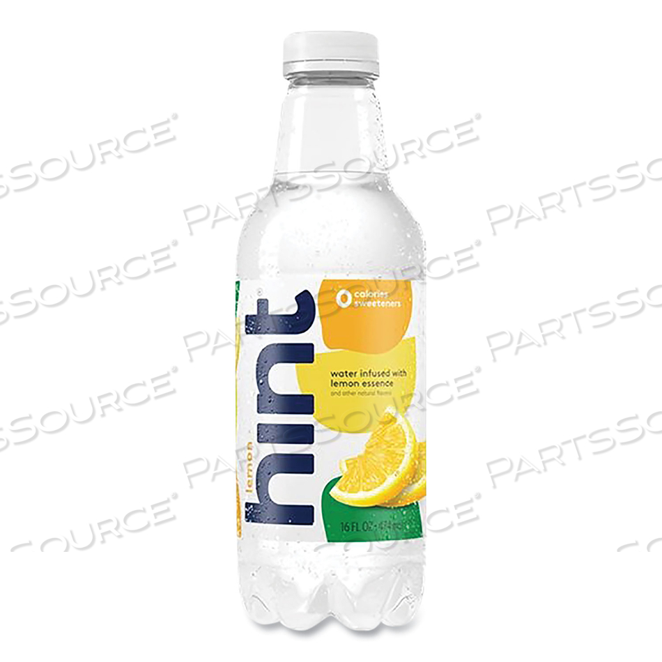 FLAVORED WATER, LEMON, 16 OZ BOTTLE, 12 BOTTLES/CARTON 