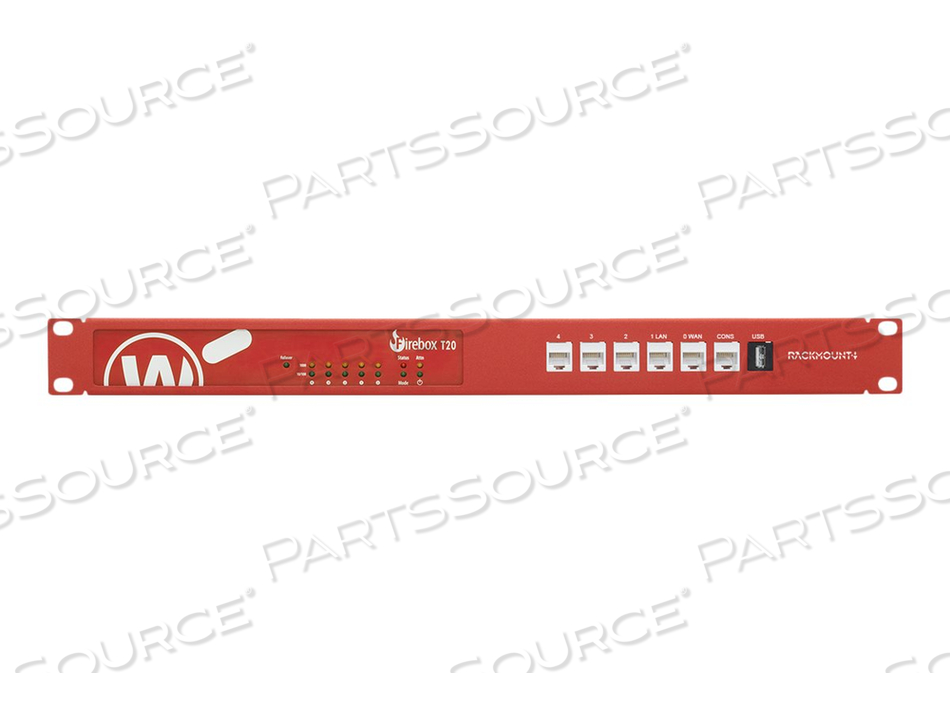 RM-WG-T6, NETWORK DEVICE MOUNTING KIT, RACK MOUNTABLE, WATCHGUARD RED, 1U, 19", FOR WATCHGUARD FIREBOX T20, T20-W, T40, T40-W by Rackmount.IT RM-WG-T6, NETWORK DEVICE MOUNTING KIT, RACK MOUNTABLE, WATCHGUARD RED, 1U, 19", FOR WATCHGUARD FIREBOX T20, T20-W, T40, T40-W by Rackmount.IT