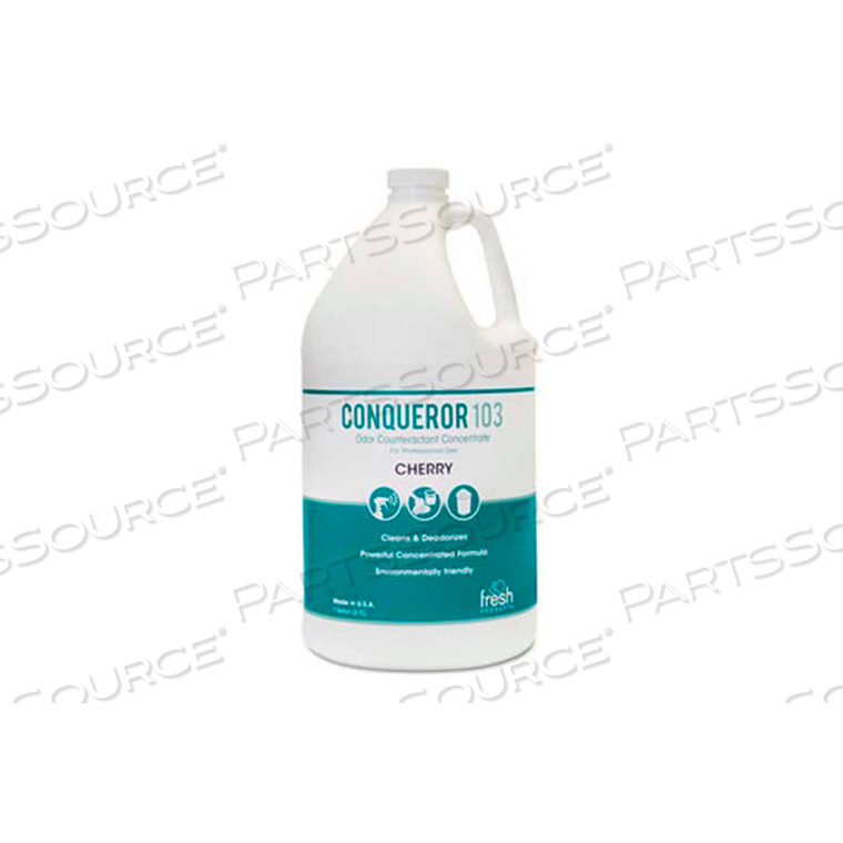 CONQUEROR 103 ODOR COUNTERACTANT CONCENTRATE CHERRY 32 OZ. BOTTLE 12/CASE by United Stationers Supply
