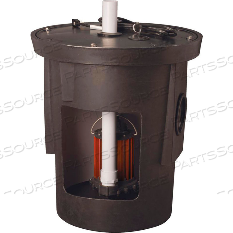 1/2 HP, 115V, 37FT SHUTOFF, 48 GPM, 10FT CORD SUMP PUMP by Liberty Pumps 1/2 HP, 115V, 37FT SHUTOFF, 48 GPM, 10FT CORD SUMP PUMP by Liberty Pumps