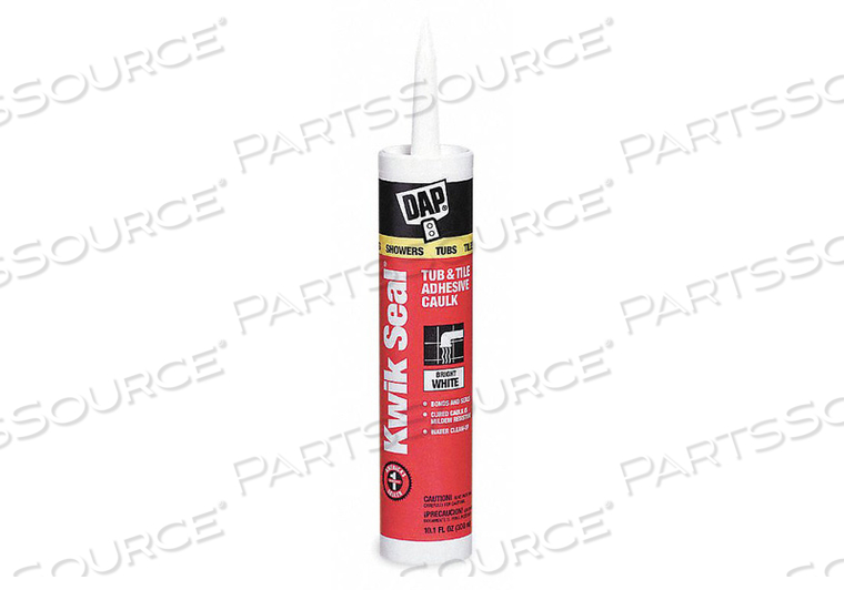 ADHESIVE CAULK 10.1 OZ WHITE by DAP Products Inc.