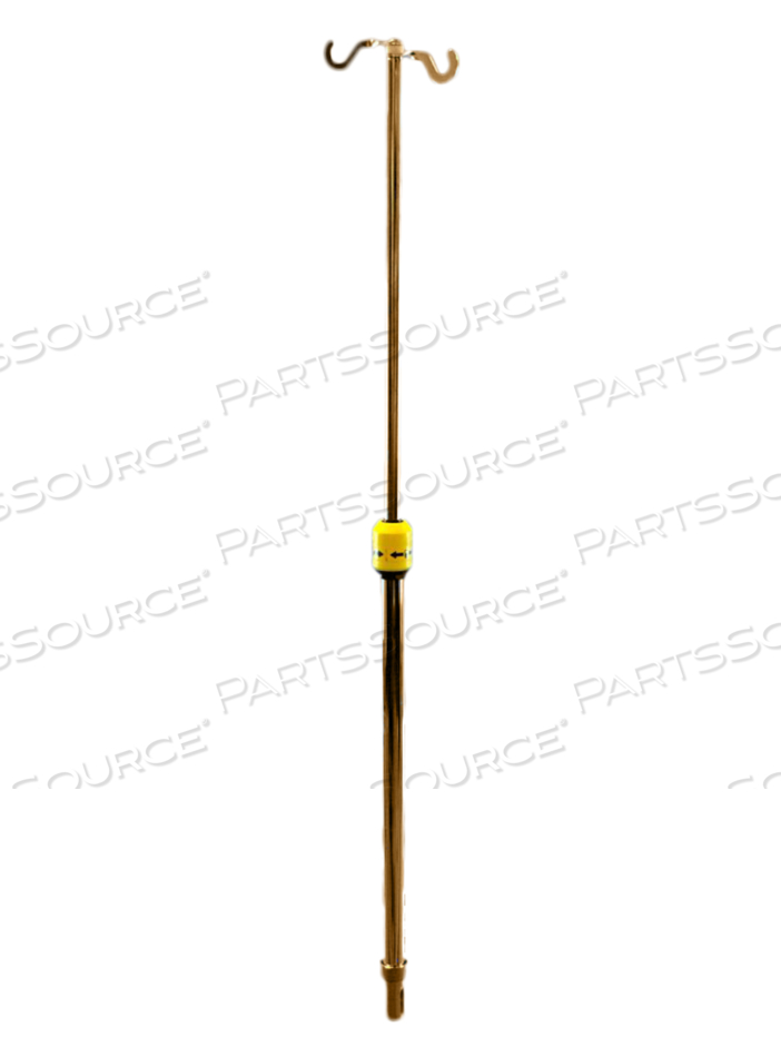 IV POLE, 2-STAGE HEAD END, 30IN SIZE, FOR USE WITH: FOR MODEL 1105 PRIME™ SERIES STRETCHER by Stryker Medical IV POLE, 2-STAGE HEAD END, 30IN SIZE, FOR USE WITH: FOR MODEL 1105 PRIME™ SERIES STRETCHER by Stryker Medical