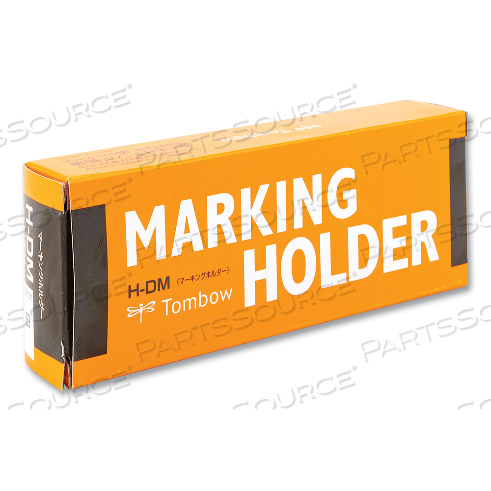 WAX-BASED MARKING PENCIL, 4.4 MM, WHITE WAX, NAVY BLUE BARREL by Tombow