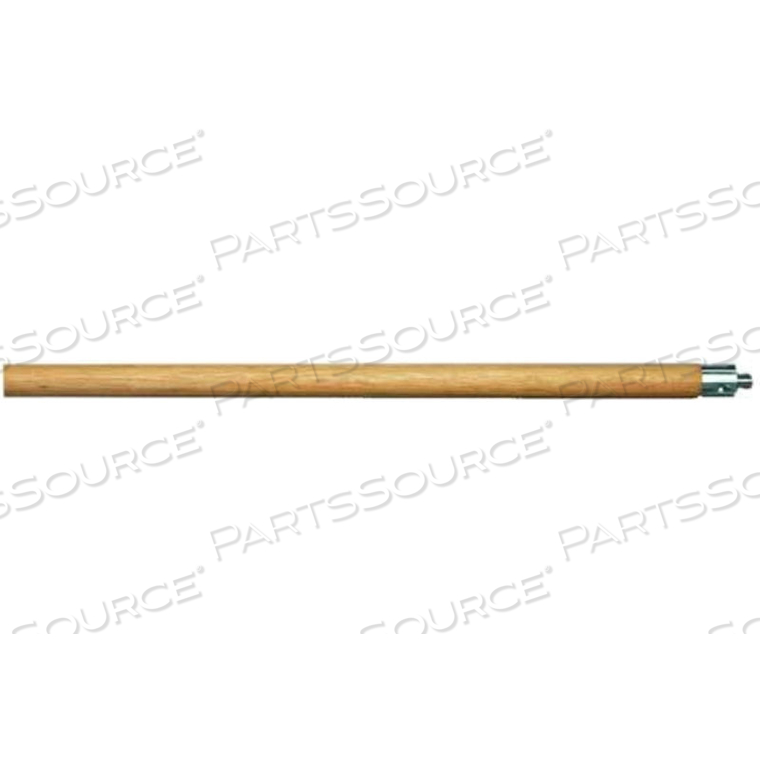 MILWAUKEE DUSTLESS WOODEN HANDLE, 96"L X 1-1/8"D WITH 3/8" STUD 