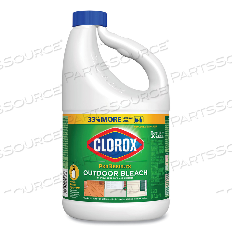OUTDOOR BLEACH, 81 OZ BOTTLE by Clorox
