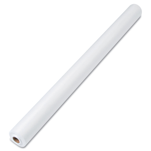 LINEN-SOFT NON-WOVEN POLYESTER BANQUET ROLL, CUT-TO-FIT, 40" X 50 FT, WHITE by Tablemate