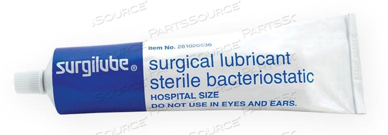 SURGILUBE® SURGICAL LUBRICANT 120.49G (4.25OZ.) SCREW CAP METAL TUBE - STERILE 