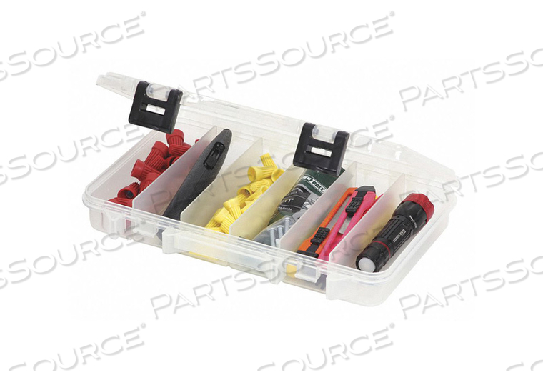 COMPARTMENT BOX 6 COMPARTMENTS CLEAR by Plano Molding
