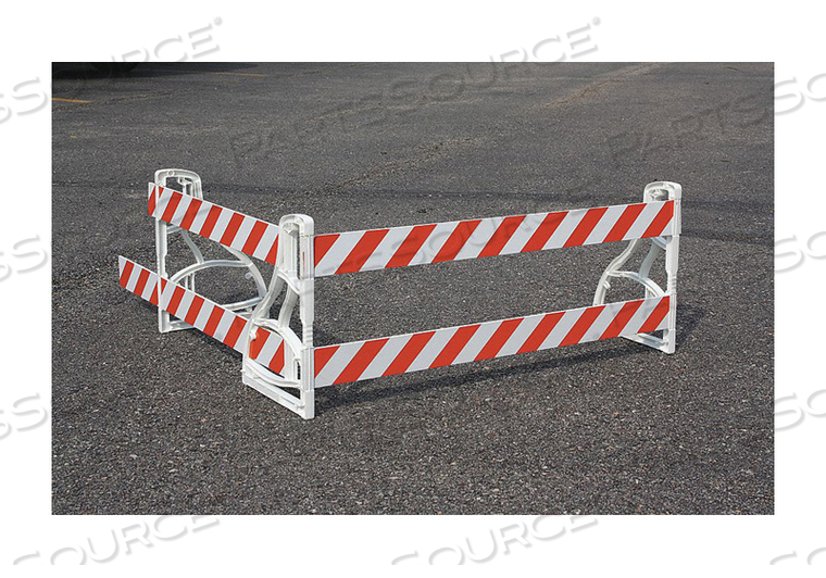 BARRICADE ORANGE/WHITE 72 X 16 X 36 IN by Cortina