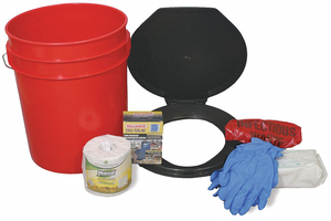 EMERGENCY TOILET KIT 4 PEOPLE SRVD by Ready America EMERGENCY TOILET KIT 4 PEOPLE SRVD by Ready America