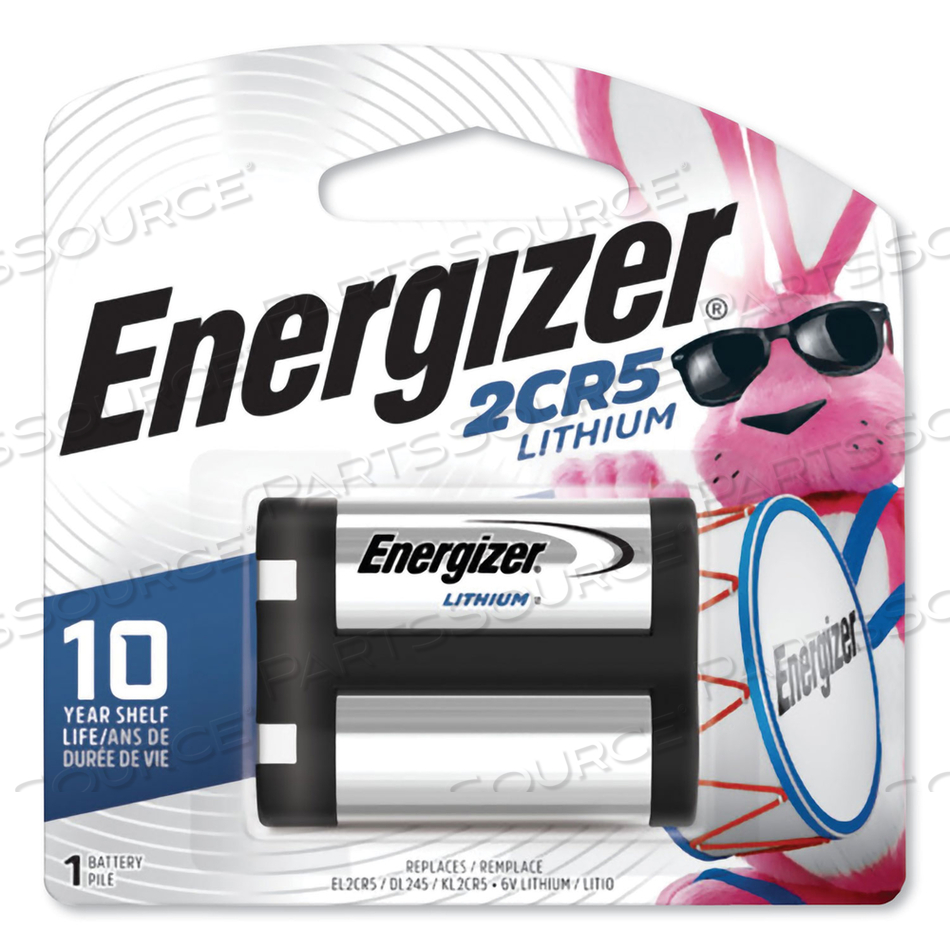 BATTERY LITHIUM SIZE 2CR5 6VDC by Energizer