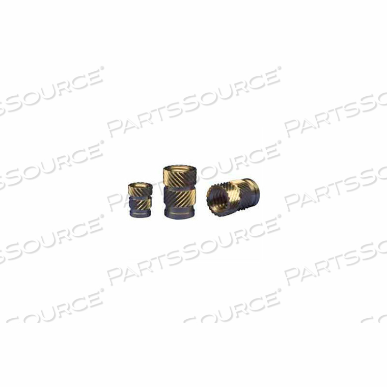 4-40 STRAIGHT ULTRASONIC INSERT - FLUSH - HI-004-WH by E-Z Lok