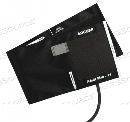 ADCUFF AND BLADDER, 1 TUBE W/891, ADULT, 23 TO 40 CM, BLACK by American Diagnostic Corporation (ADC) ADCUFF AND BLADDER, 1 TUBE W/891, ADULT, 23 TO 40 CM, BLACK by American Diagnostic Corporation (ADC)
