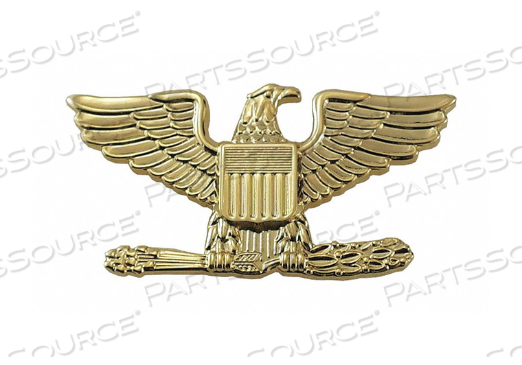 METAL RANK INSIGNIA COL. EAGLE GOLD PR by Heros Pride METAL RANK INSIGNIA COL. EAGLE GOLD PR by Heros Pride