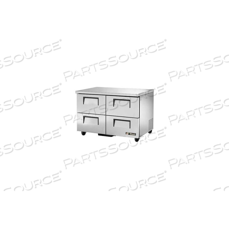 UNDERCOUNTER FREEZER - 10F - 48-3/8"W X 30-1/8"D X 29-3/4"H - TUC-48F-D-4 by True Food Service Equipment UNDERCOUNTER FREEZER - 10F - 48-3/8"W X 30-1/8"D X 29-3/4"H - TUC-48F-D-4 by True Food Service Equipment