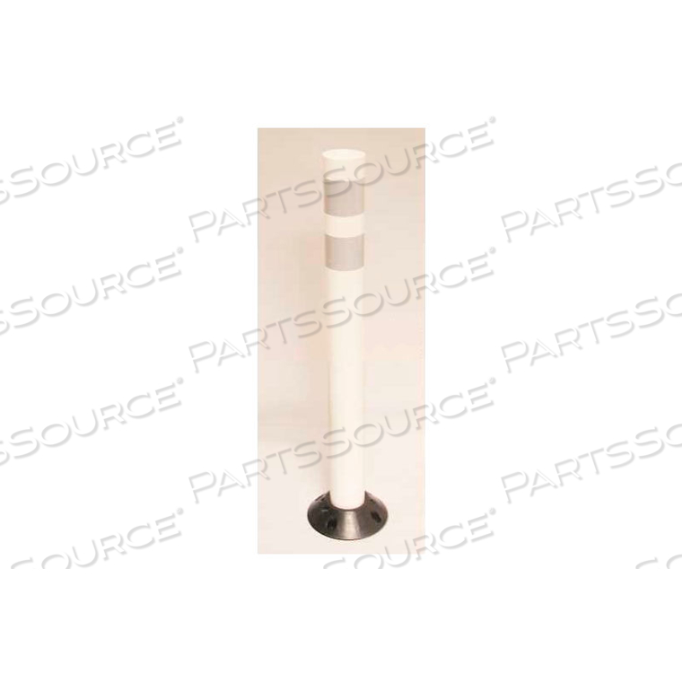 DP200 36" ROUND TRAFFIC CHANNELIZER POST, WHITE by Pexco LLC DP200 36" ROUND TRAFFIC CHANNELIZER POST, WHITE by Pexco LLC