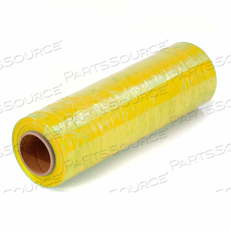 YELLOW STRETCH WRAP 18" X 1500' X 80 GAUGE 