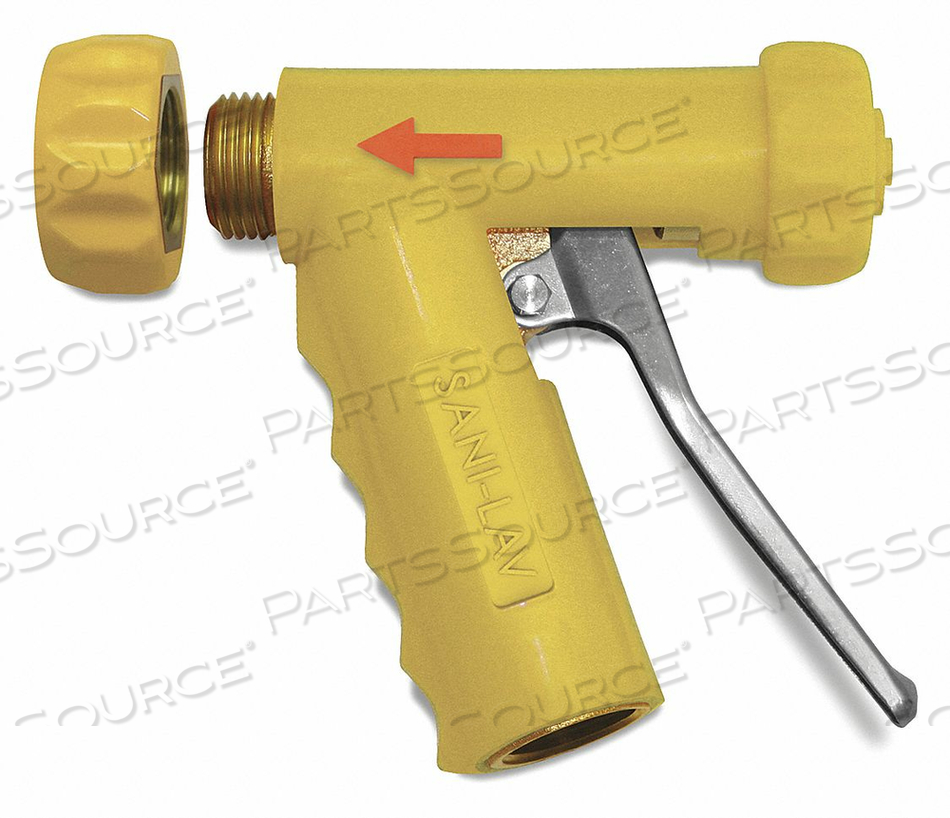 SPRAY NOZZLE 4-39/64 IN L BRASS 150 PSI by Sani-Lav SPRAY NOZZLE 4-39/64 IN L BRASS 150 PSI by Sani-Lav