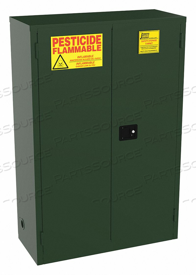 PESTICIDE SAFETY CABINET 45 GAL. 65 H by Jamco