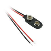 BH SERIES 9V ABS PLASTIC BLACK BATTERY CONNECTOR SNAP by Digi-Key