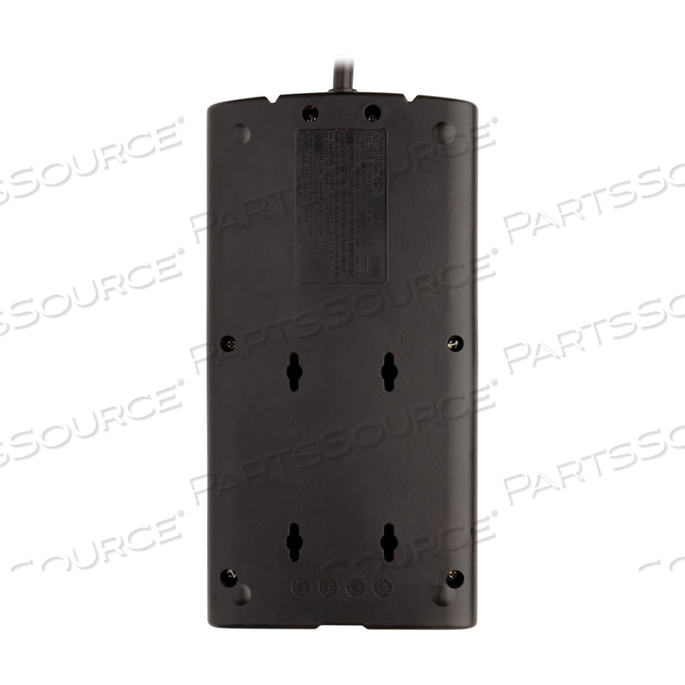 SURGE PROTECTOR POWER STRIP 8 OUTLET 8 FT CORD BLACK 1440 J by Tripp Lite SURGE PROTECTOR POWER STRIP 8 OUTLET 8 FT CORD BLACK 1440 J by Tripp Lite