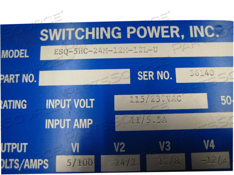 DRS POWER SUPPLY 