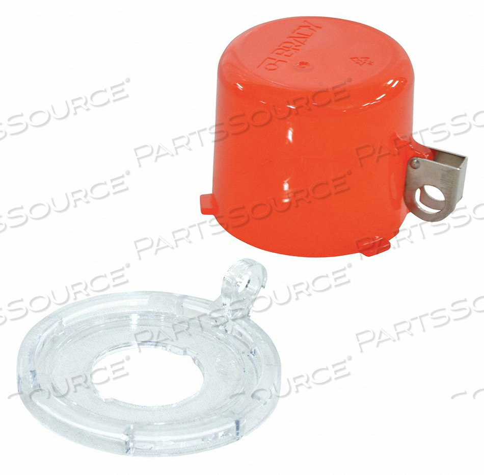 PUSH BUTTON LOCKOUT 30MM PLASTIC by Brady Americas