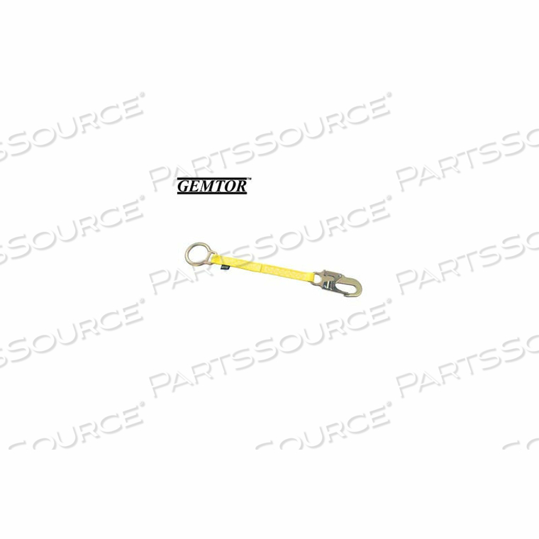 D-RING EXTENSION 18" - LOCKING SNAPHOOK by Gemtor