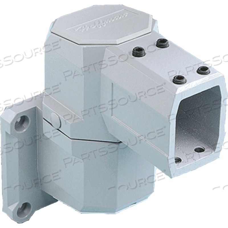 WALL JOINT, HORIZONTAL, P. ARM, FITS 45X60MM, ALUM/LTGRAY by Hoffman