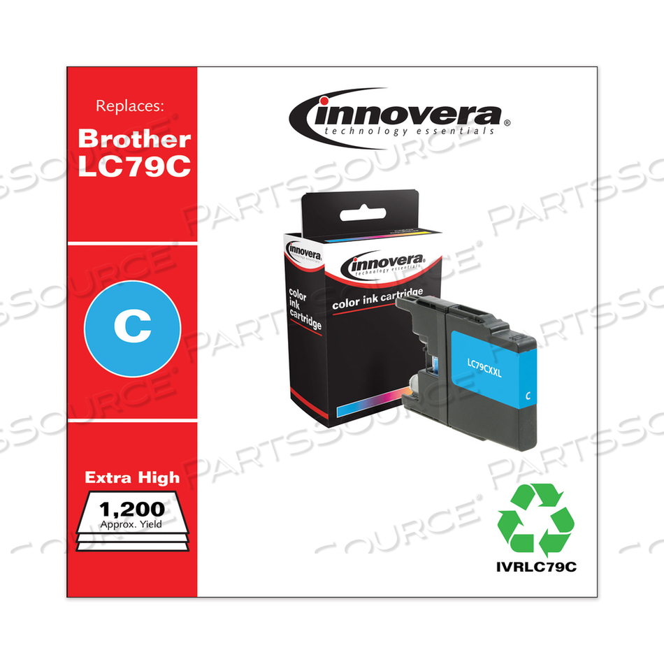 INK CARTRIDGE, REPLACEMENT FOR BROTHER MFC-J5910DW, BROTHER MFC-J6510, BROTHER MFC-J6510DW, BROTHER MFC-J6710, BROTHER MFC-J6710DW, BROTHER  