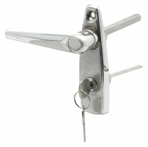 HANDLE AND LOCKING UNIT CHROME SILVER by Primeline