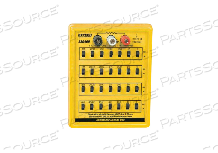 RESISTANCE SUBSTITUTION BOX RESISTANCE by Extech Instruments RESISTANCE SUBSTITUTION BOX RESISTANCE by Extech Instruments