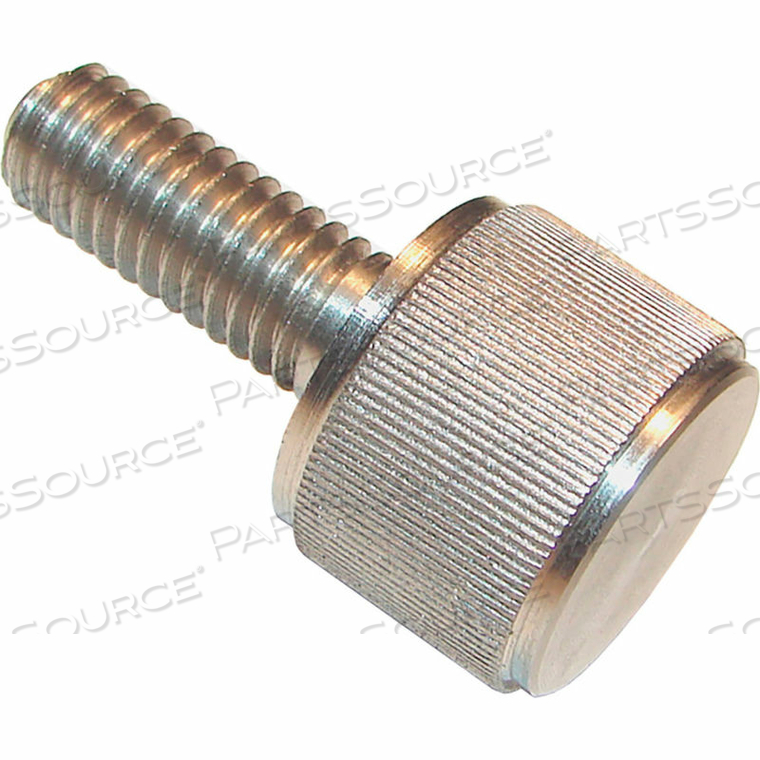PANEL THUMB SCREW - 3/8-16 - 3/4" THREAD - 7/8" HEAD DIA. - 11/16" HEAD H - STAINLESS - PKG OF 2 by Morton Machine Works