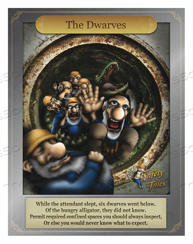 SAFETY POSTER 12 H 16 W by Mancomm SAFETY POSTER 12 H 16 W by Mancomm