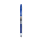 Pilot G2 Premium Gel Pen, Retractable, Extra-Fine 0.5 mm, Red Ink, Smoke Barrel, Dozen