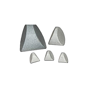 TUMBLER MEDIA, PORCELAIN, V-CUT CYLINDER, POLISHED FINISH, 50 LB by Vibra Finish TUMBLER MEDIA, PORCELAIN, V-CUT CYLINDER, POLISHED FINISH, 50 LB by Vibra Finish